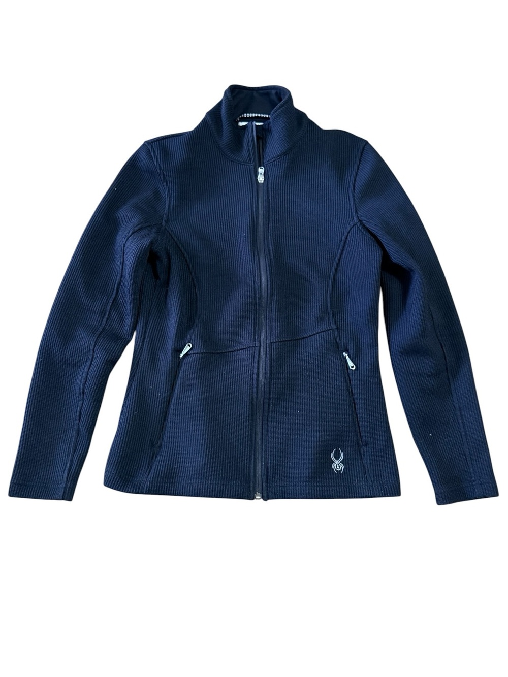 Spyder Core Sweater Jacket Size Medium Black Full Zip Performance Jacket Women’s - Picture 2 of 13